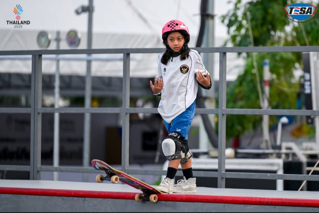 Mikhayla Shanum Caya, saat berlaga di SEA Games 2025 Thailand.