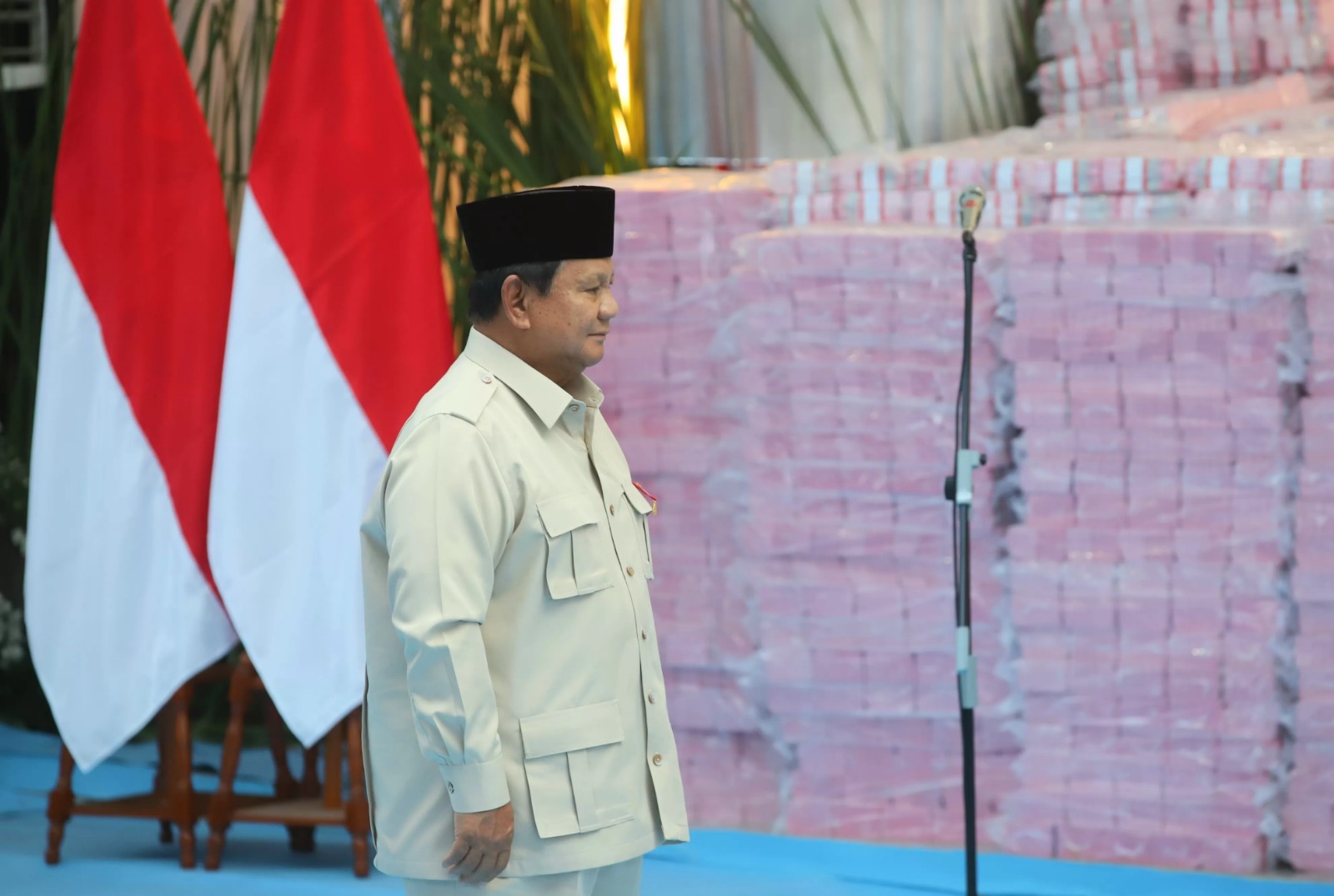 Prabowo Subianto menilai dana denda kehutanan Rp6,62 triliun dapat dimanfaatkan untuk membangun hunian korban bencana