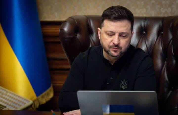 Presiden Ukraina Volodymyr Zelensky