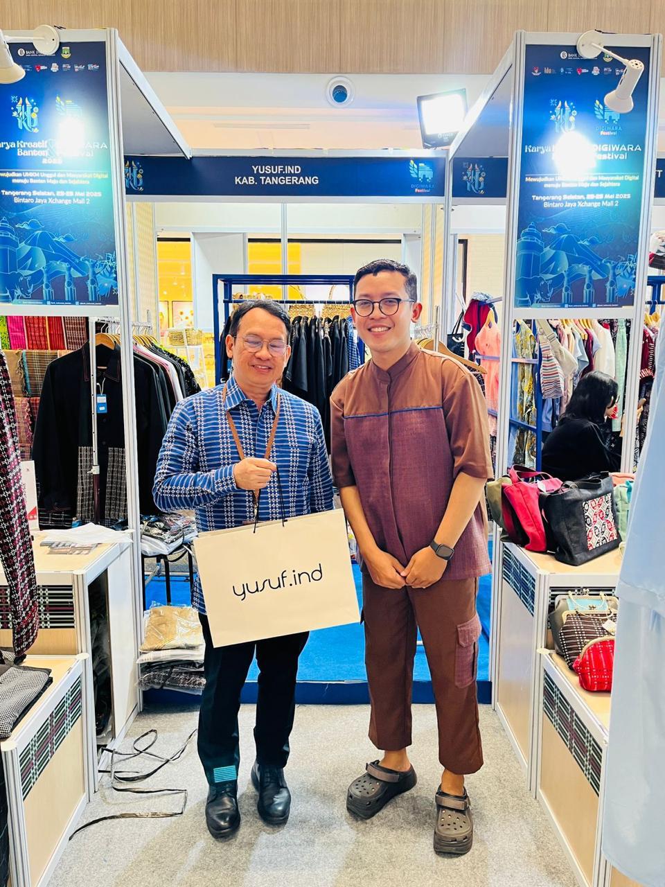 Melalui BRI UMKM EXPO(RT), YUSUF.IND tingkatkan branding & kualitas manajemen