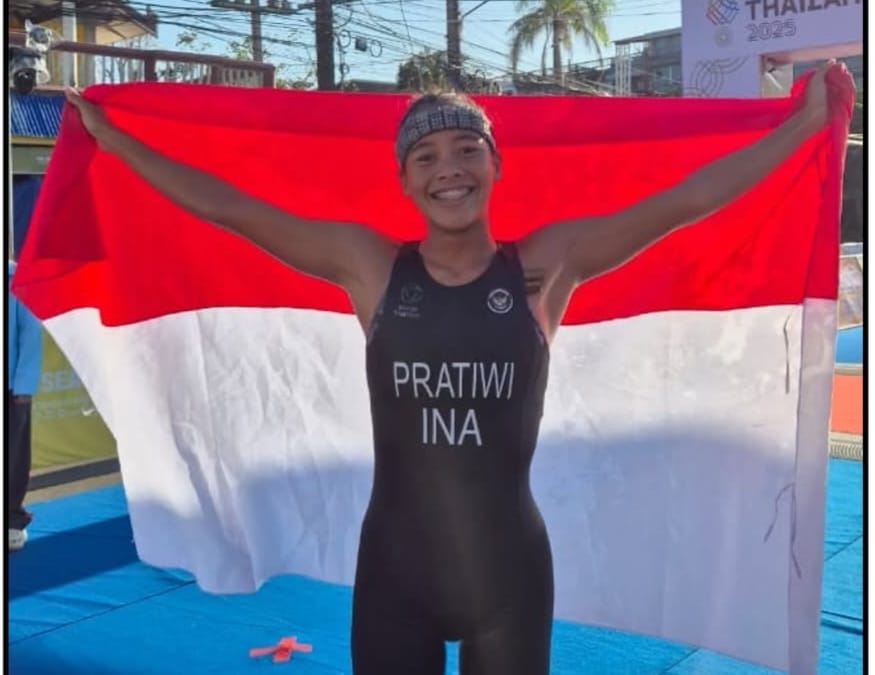 Martina Ayu Pratiwi, Atlet asal Indonesia yang raih banyak medali sea games Thailand.