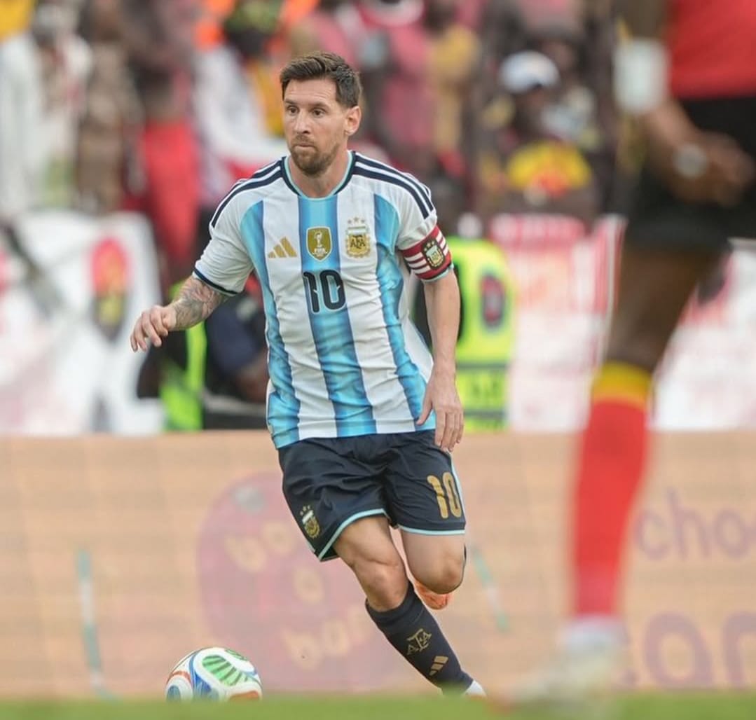 Pemain Timnas Argentina Lionel Messi.