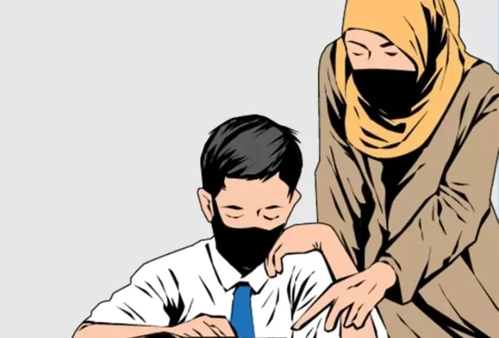 Ilustrasi kegiatan belajar mengajar