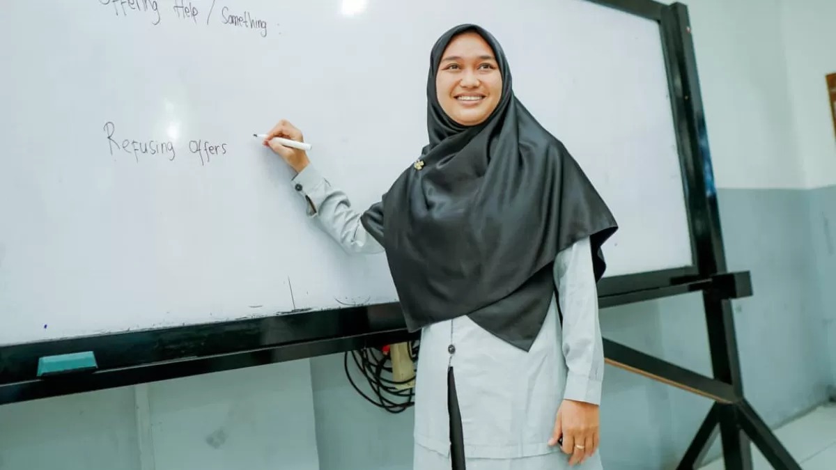 Ilustrasi sejumlah tenaga pendidik laporkan cairnya tunjangan profesi guru.
