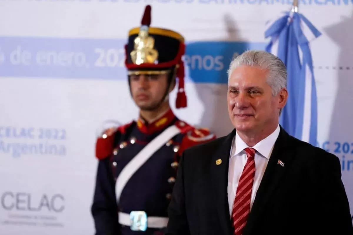 Presiden Kuba Miguel Diaz-Canel Bermudez.