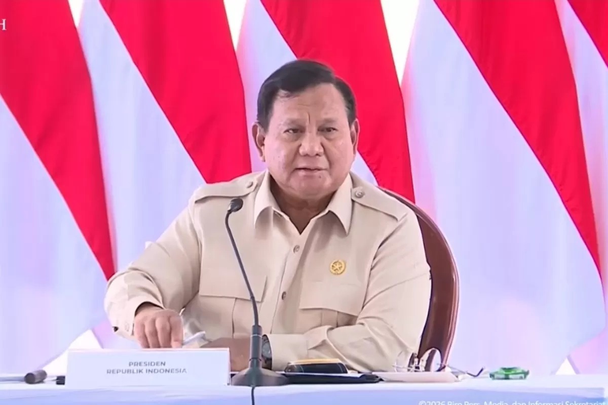 Presiden Prabowo Subianto mengungkapkan alasan pemerintah tidak menetapkan status bencana nasional.
