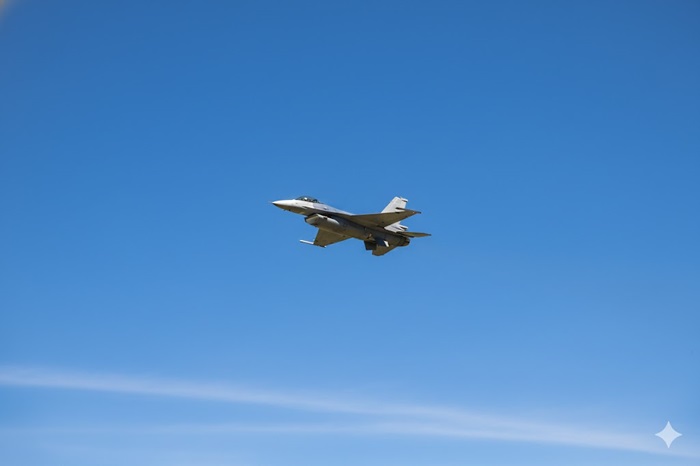 ilustrasi jet tempur f-16 AS