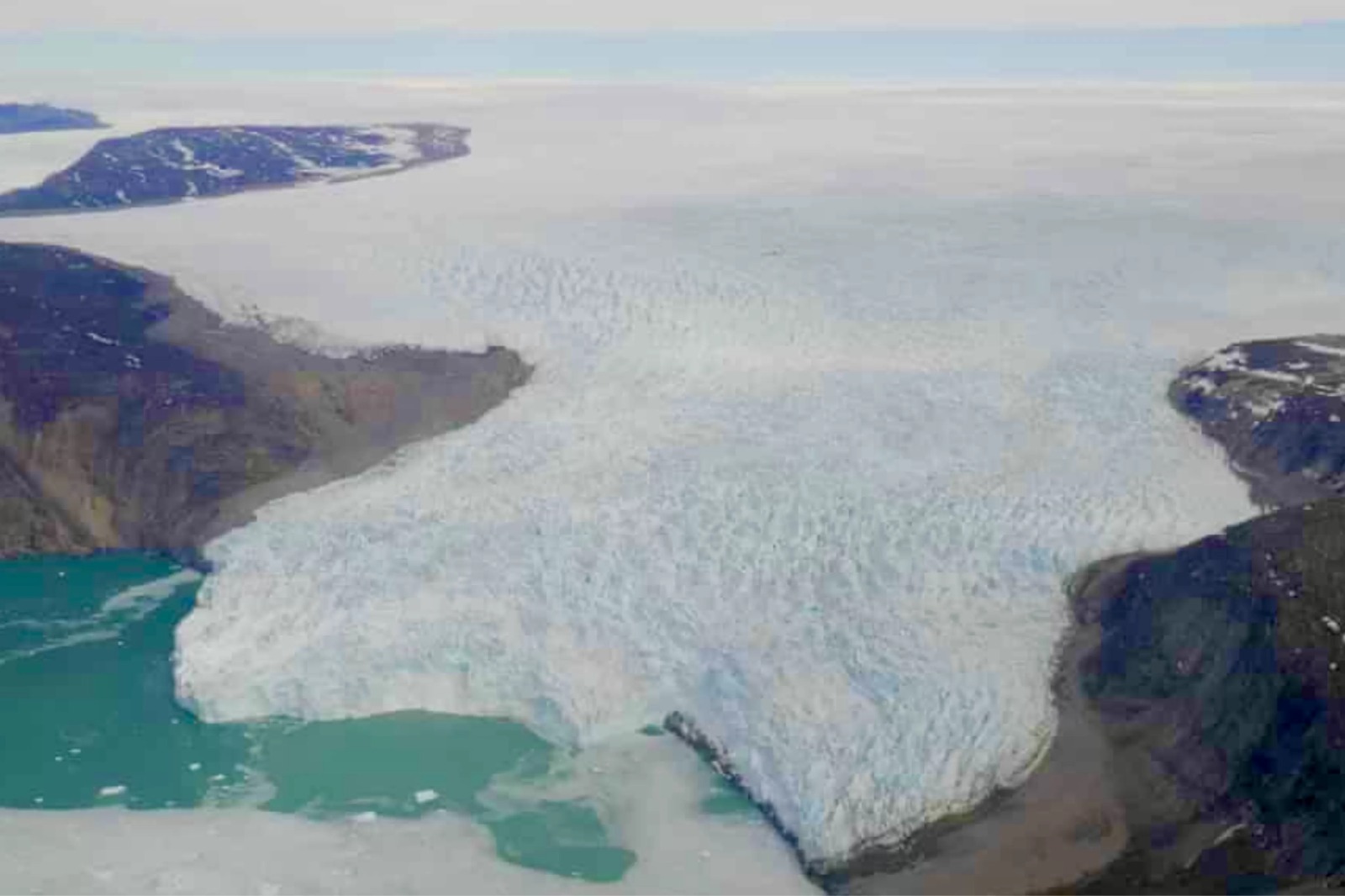 Lapisan es Greenland.