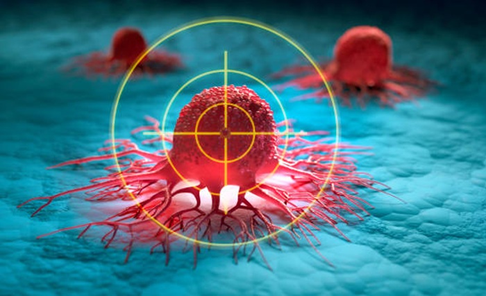 Ilustrasi sel kanker.