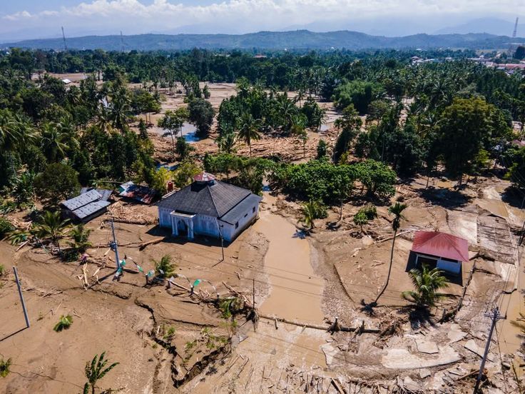 Ilustrasi banjir bandang Sumatra