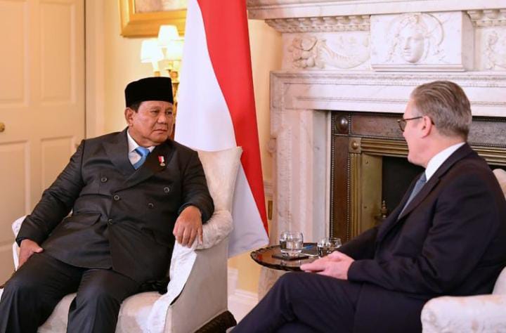 Presiden Prabowo melakukan pertemuan dengan Perdana Menteri Inggris