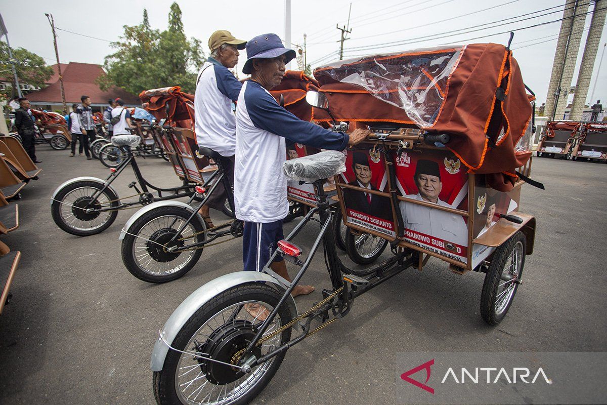 Prabowo Pesan Becak Listrik sebanyak 70 Ribu untuk rakyat