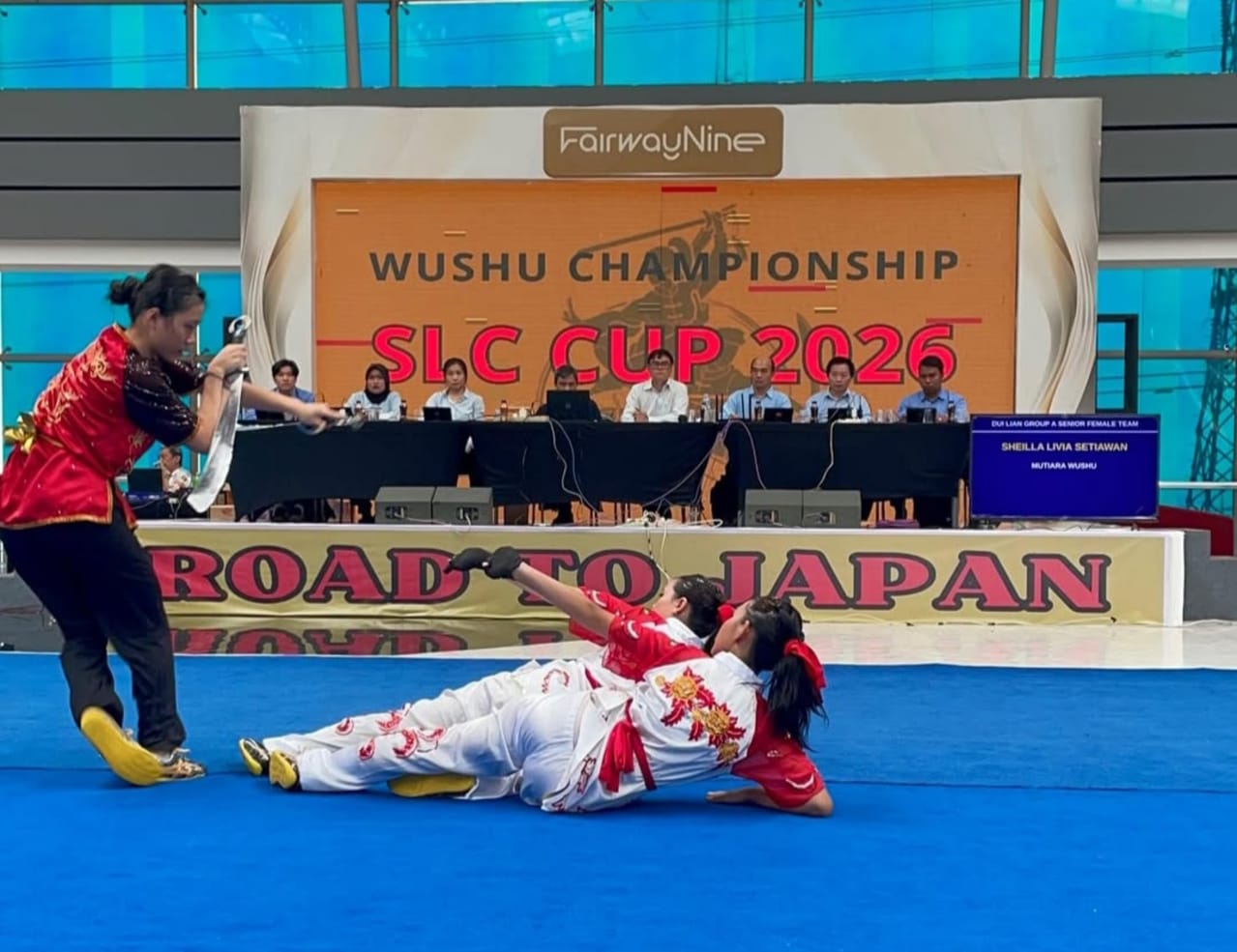 Pertandingan di ajang SLC Cup 2026 Road to Japan di kota Surabaya