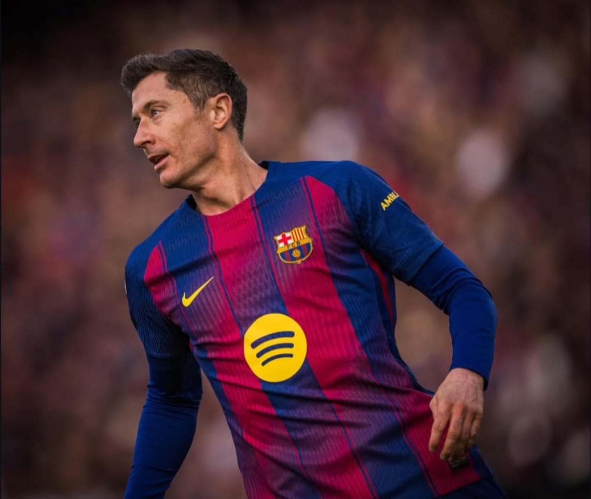 Striker Barcelona, Robert Lewandowski, Bisa memilih Opsi ke Klub MLS.