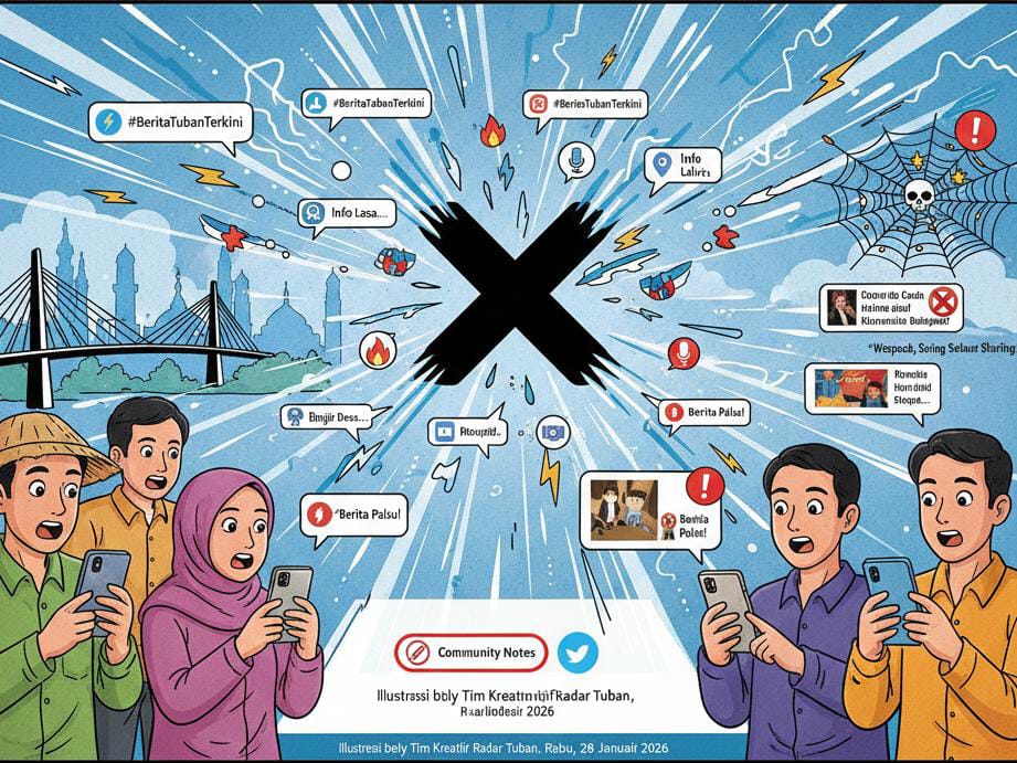 Kecepatan X menjadikannya rujukan berita terkini, namun arus informasi cepat juga rawan hoaks dan konten menyesatkan