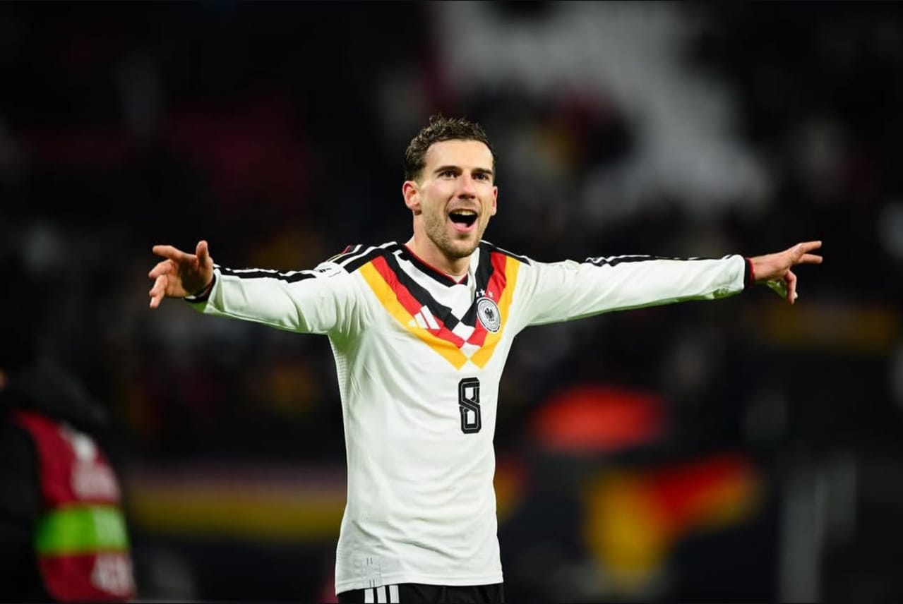 Pemain Timnas Jerman, Leon Goretzka, lontarkan kritik tajam ke presiden AS, Donald Trump.