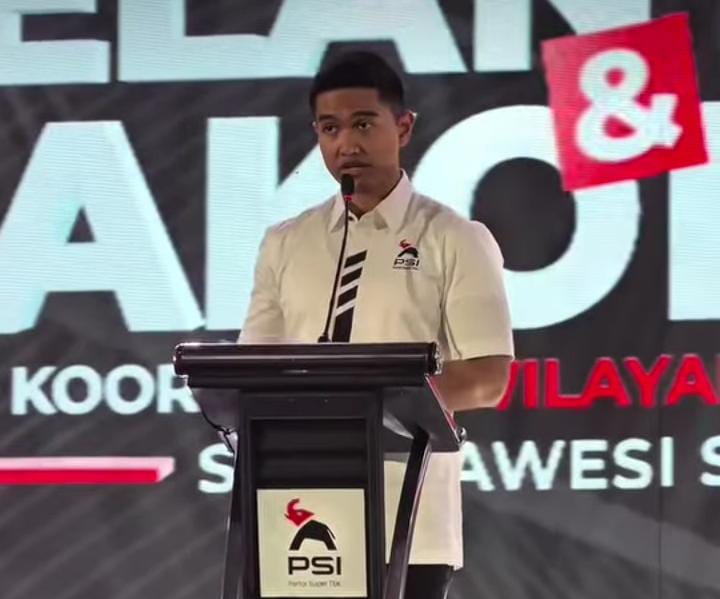 Ketua Umum PSI Kaesang Pangarep.