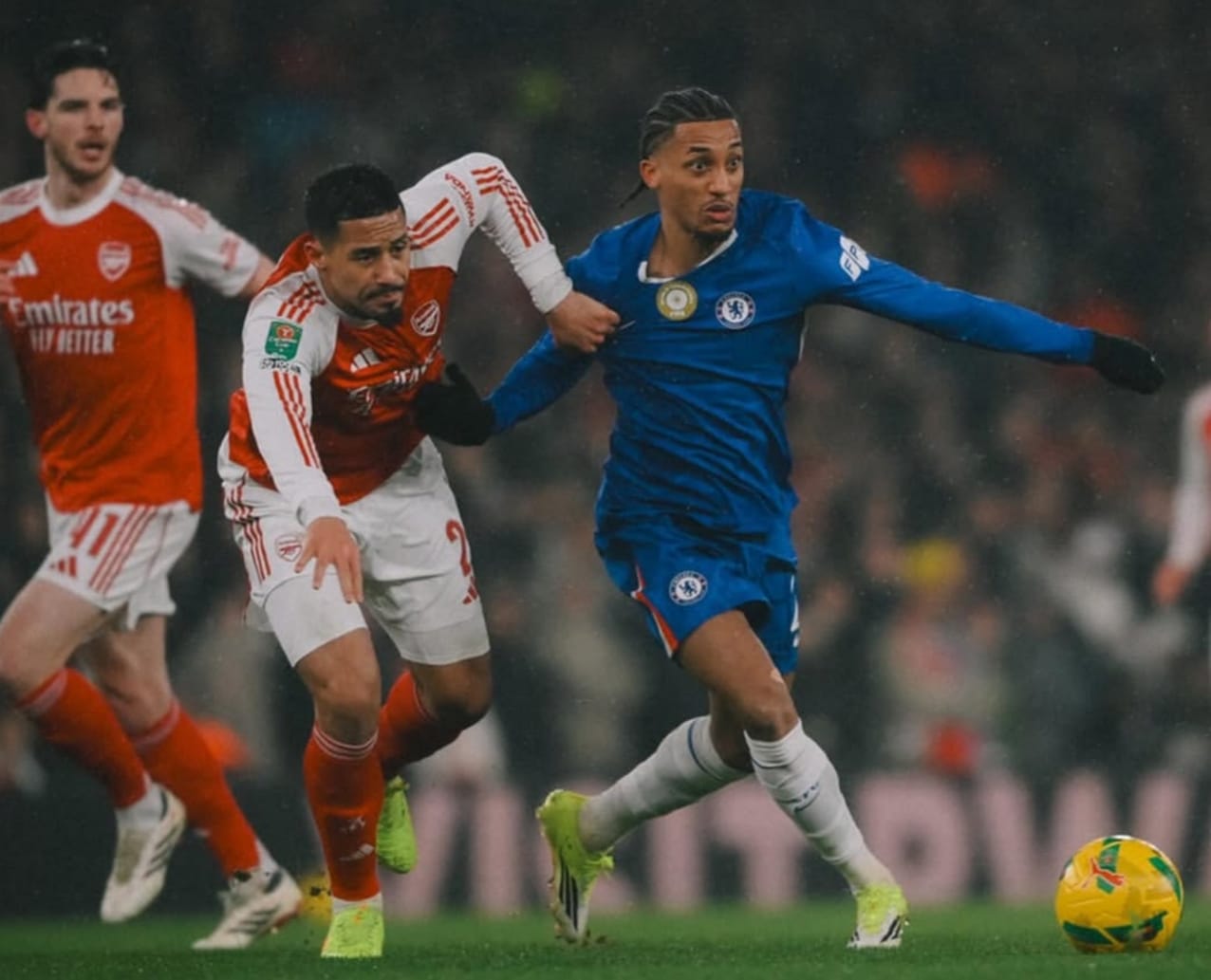 Chelsea saat disingkirkan Arsenal di Carabao Cup