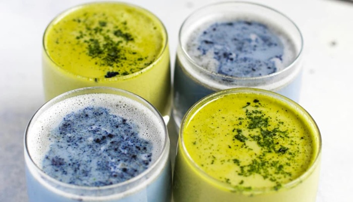 Mengenal blue matcha, minuman kekinian yang sehat.