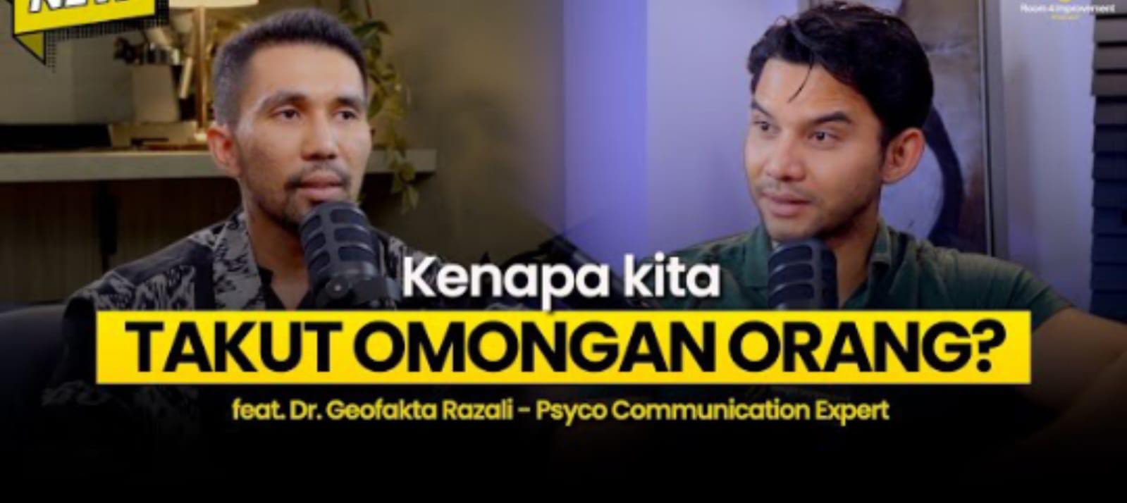 Dr. Geofakta Razali dan Rory Asyari.