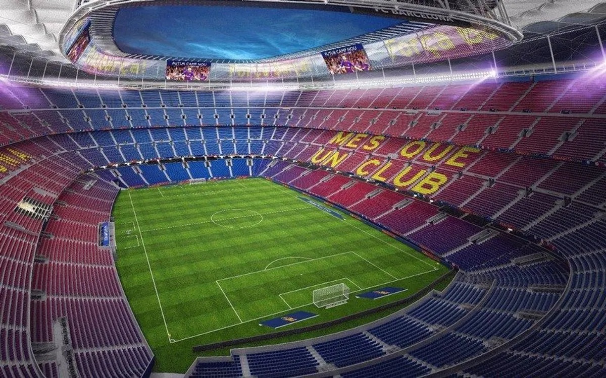 Ilustrasi Spotify Camp Nou