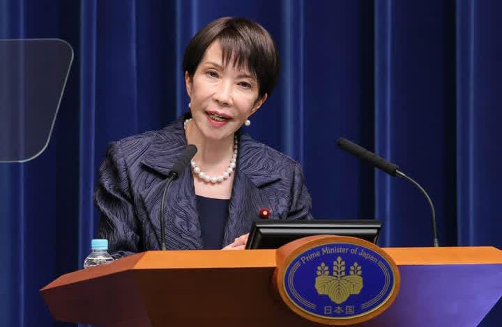 Perdana Menteri Jepang, Sanae Takaichi.