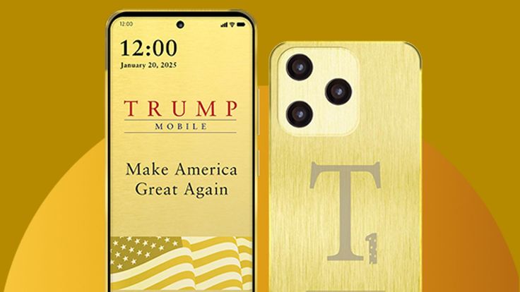 Ilustrasi ponsel Trump T1