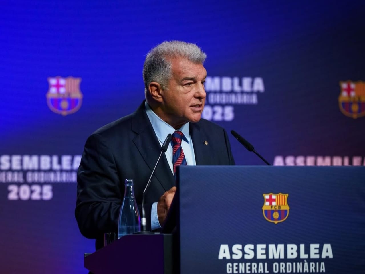 Presiden FC Barcelona, Joan Laporta.