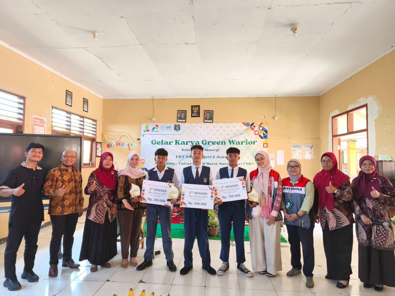 Pertamina dan UNS kembangkan Sekolah Energi Berdikari di SMPN 2 Jenu Tuban