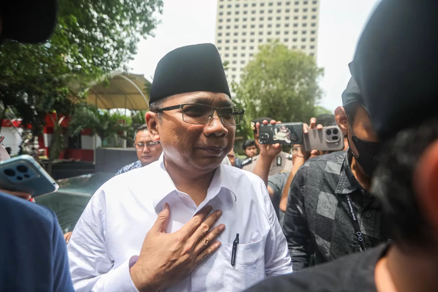 Tersangka kasus dugaan korupsi kuota haji, Mantan Menteri Agama Yaqut Cholil Qoumas