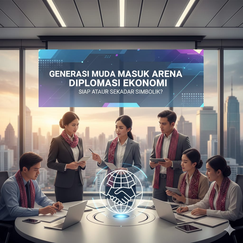 Ilustrasi Generasi muda terlibat dalam diplomasi ekonomi