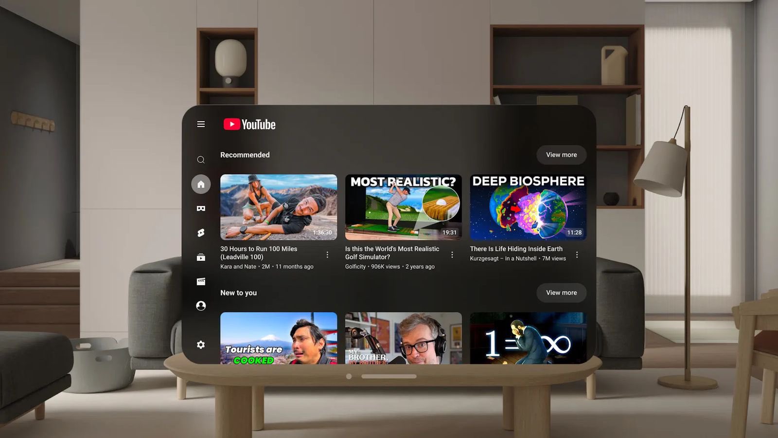 YouTube akhirnya rilis aplikasi native untuk Vision Pro.