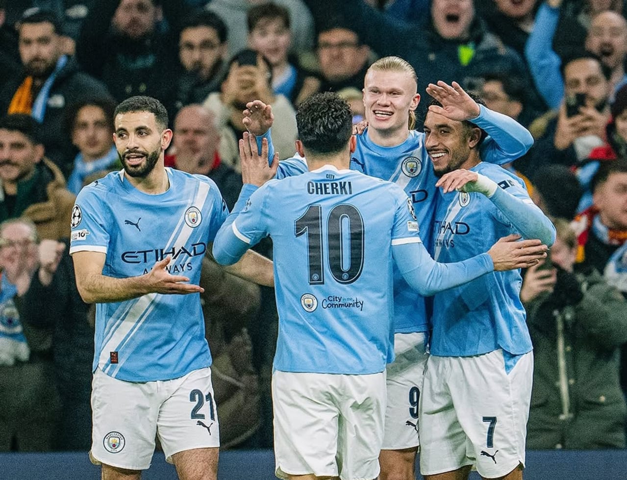 Ilustrasi pemain Manchester City