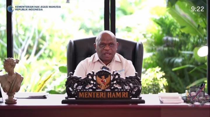 Natalius Pigai, Menteri Hak Asasi Manusia (HAM)