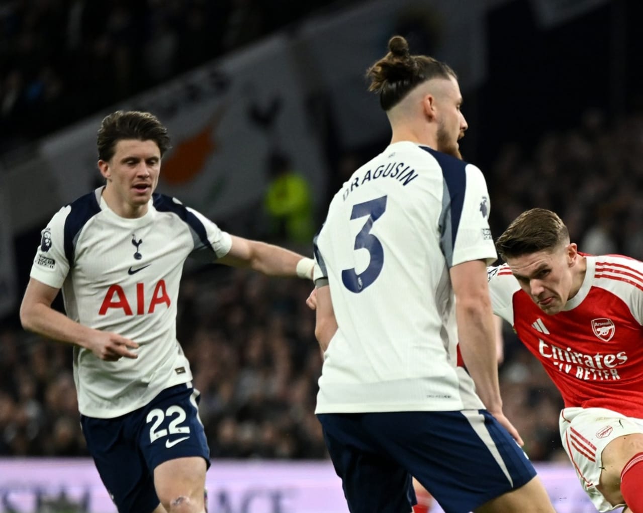 Tottenham Hotspur  saat kalah dari Arsenal