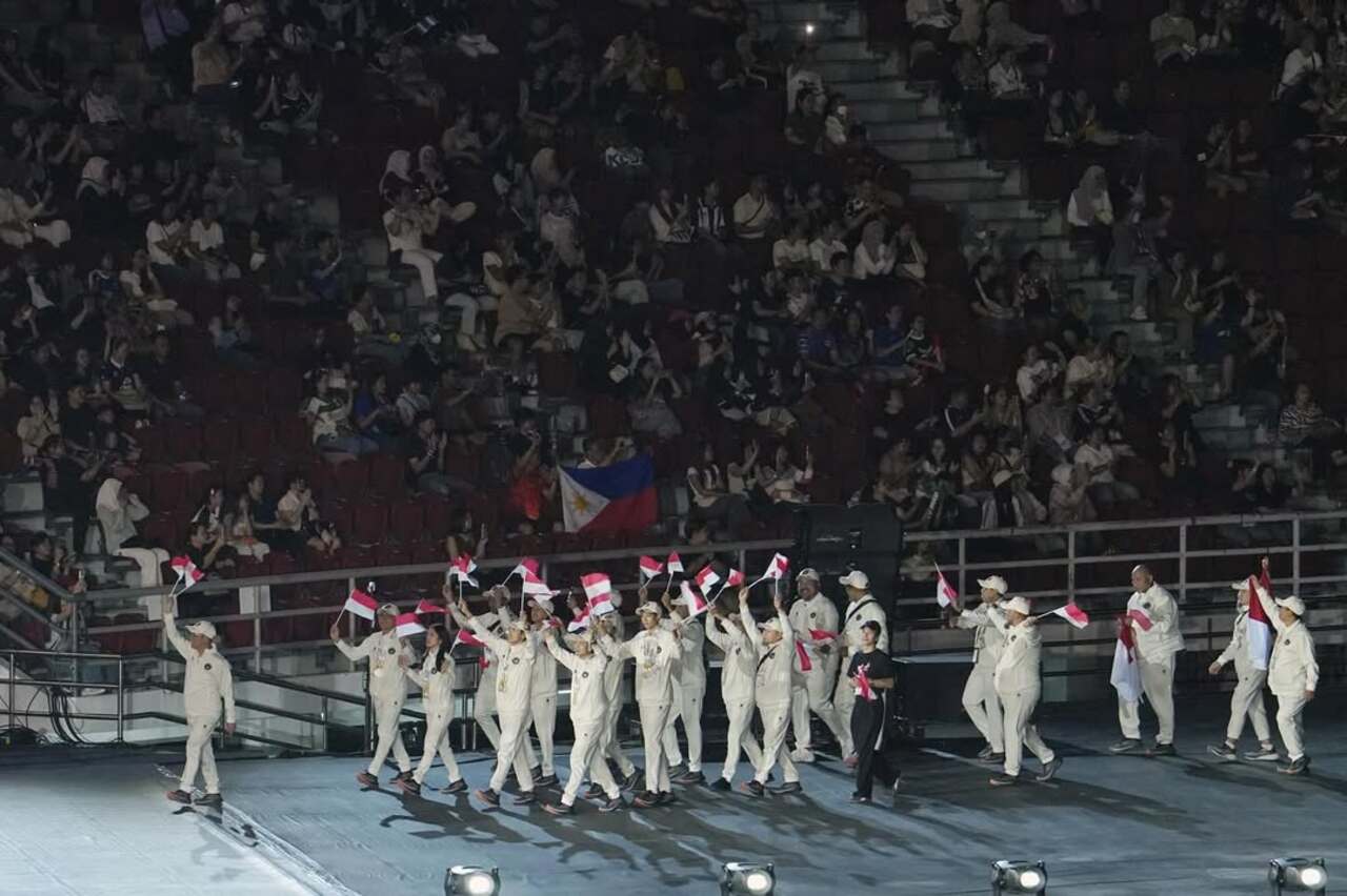 Kontingen Indonesia di SEA Games Thailand lalu. 
