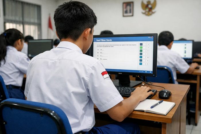 Pelaksanaan simulasi TKA SMP di Tuban mundur karena proses sinkronisasi belum selesai.