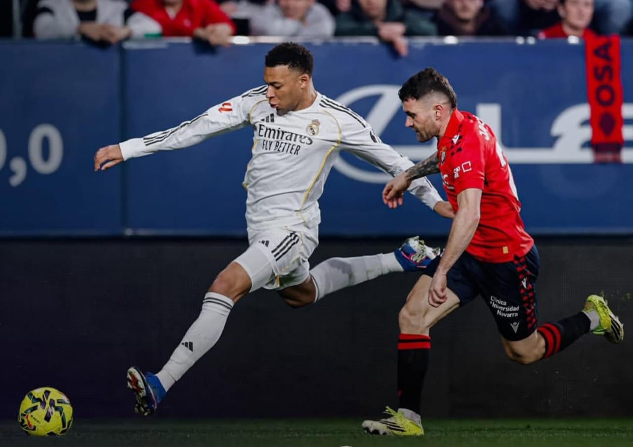 Ilustrasi Real Madrid saat menghadapi Osasuna