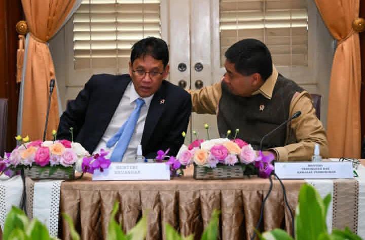 Menkeu Purbaya menghadiri Rapat komite tabungan perumahan Rakyat (Tapera) bersama Menteri PKP, Menaker beserta jajarannya
