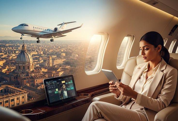 Turis nekat naik jet pribadi senilai Rp 1,6 M demi keluar dari Dubai