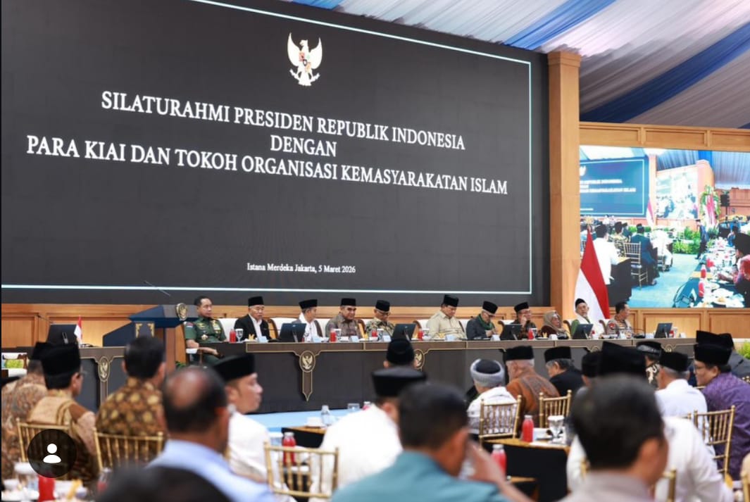  Silaturahmi presiden dengan para kiai dan tokok agama Islam
