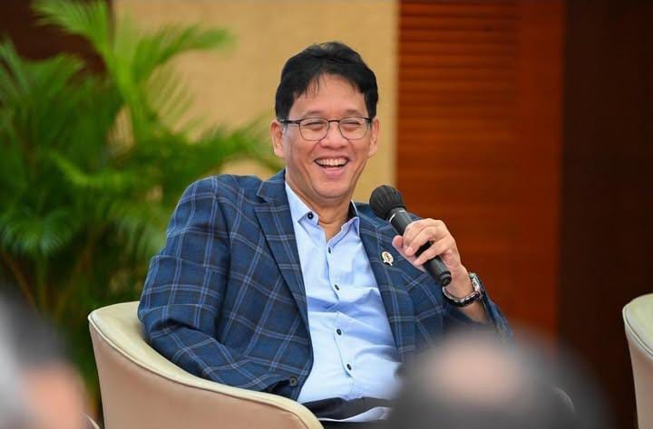 Foto Menkeu keuangan, Purbaya saat rapat kinerja keuangan