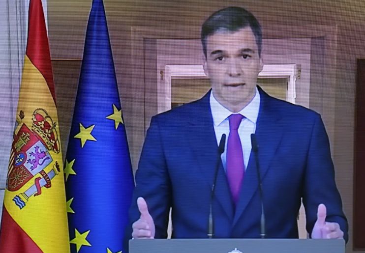Perdana Menteri Spanyol Pedro Sanchez