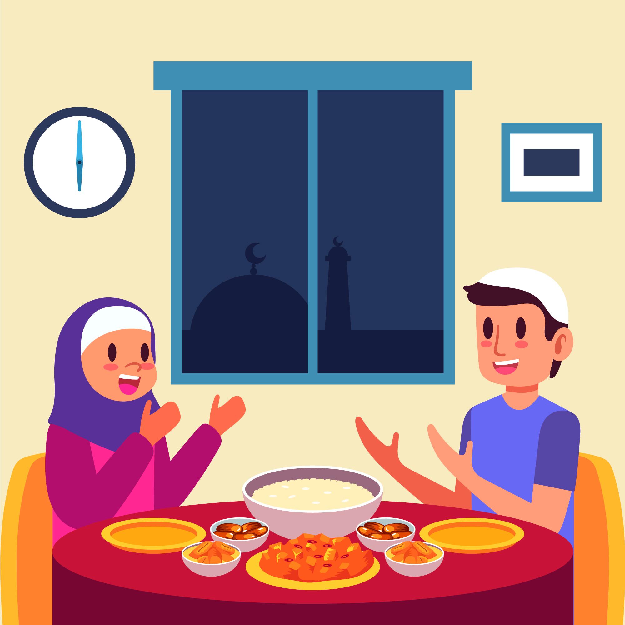 ilustrasi berbuka puasa
