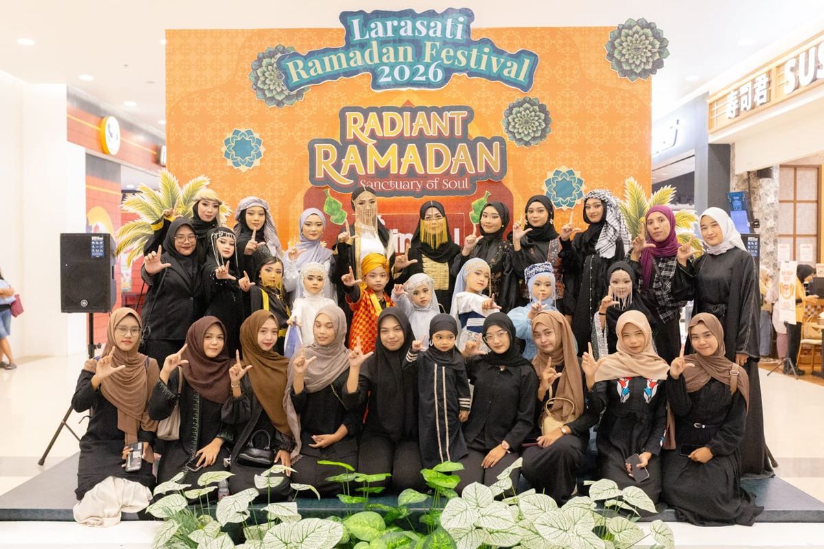 Anak didik Larasati Modelling Class turut serta memeriahkan Larasati Ramadan Festival 2026