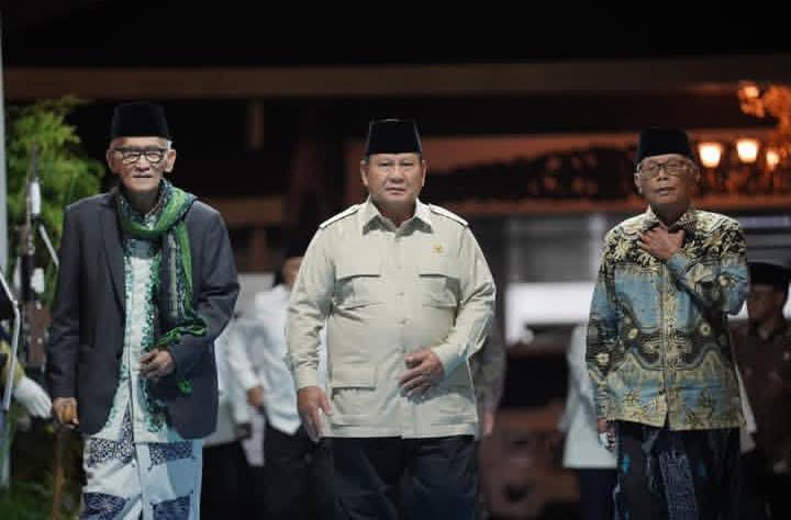 Prabowo silahturahmi bersama para kiai dan tokoh Agama