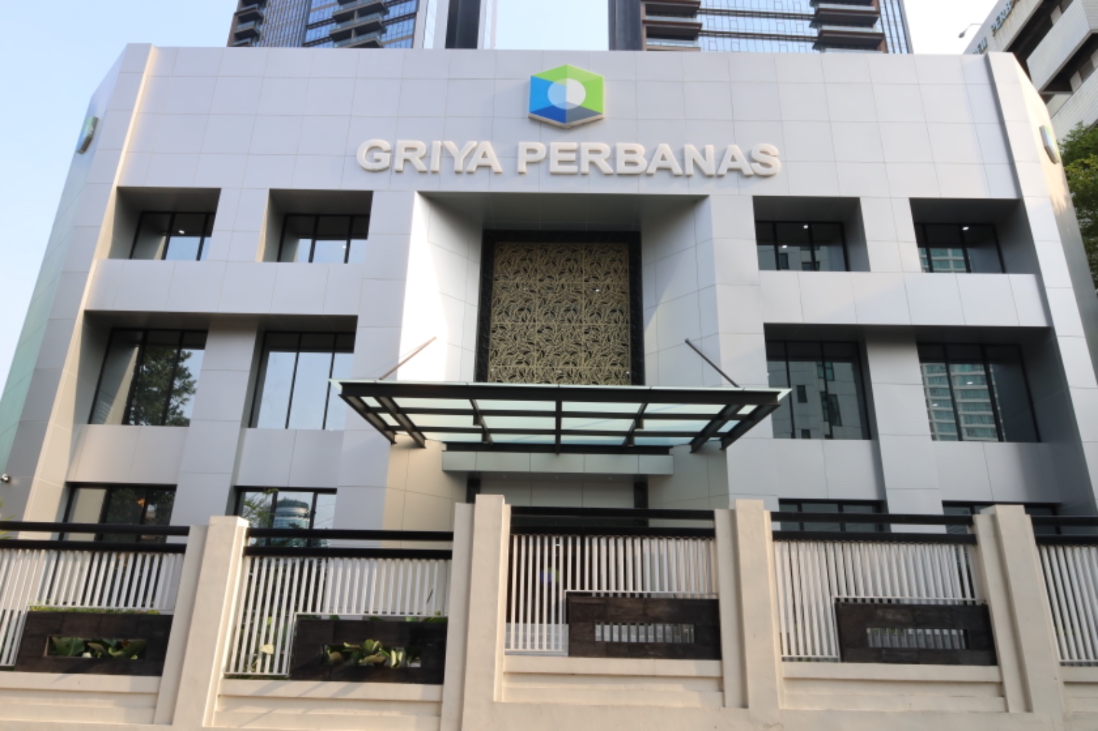 Ilustrasi gedung griya PERBANAS