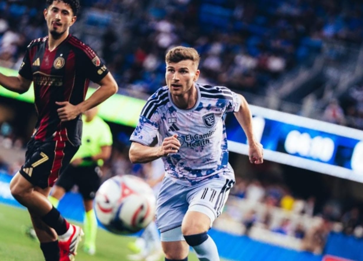 Aksi Timo Werner saat membela San Jose Earthquakes di MLS musim ini