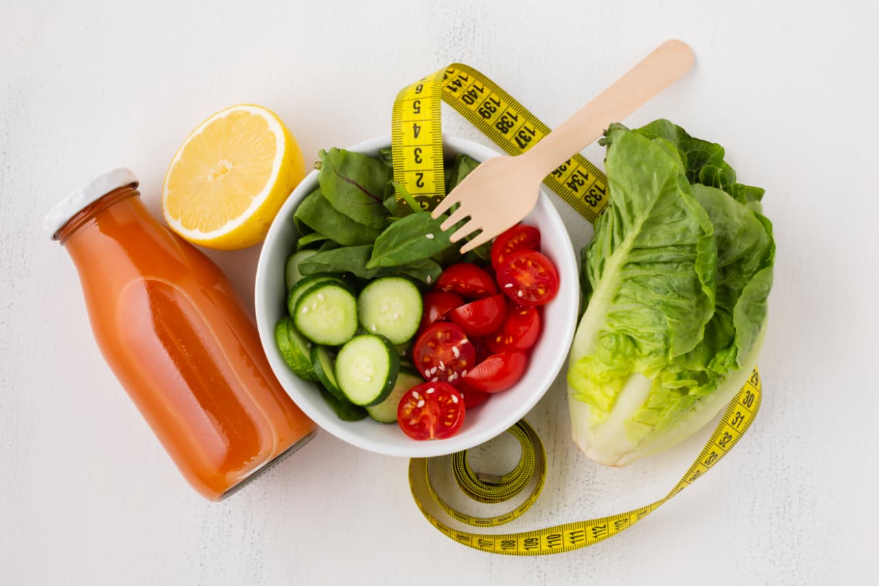 ilustrasi diet sehat