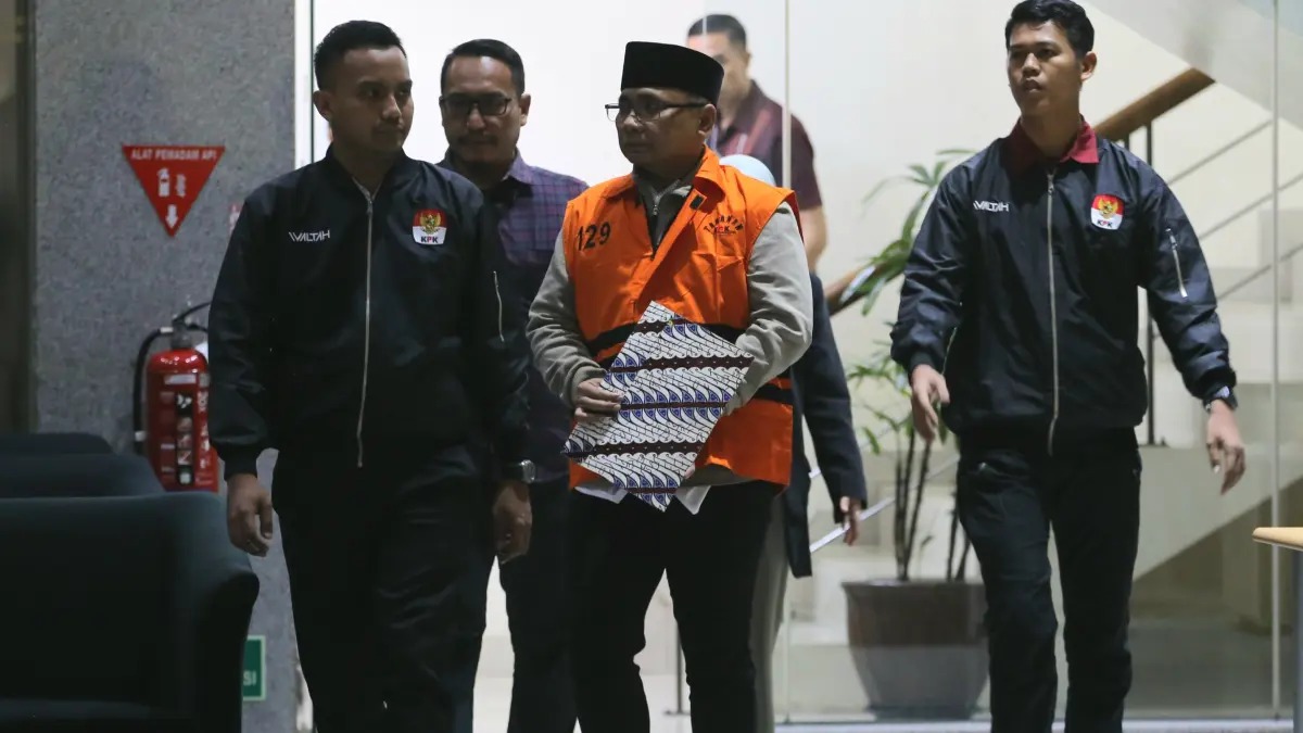 Tersangka kasus dugaan korupsi kuota haji dan penyelenggaraan ibadah haji Yaqut Cholil Qoumas 